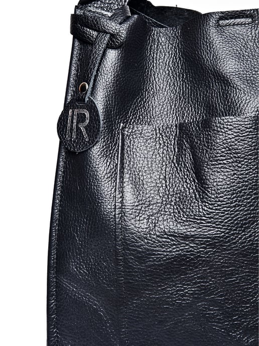Isabella Rhea Schwarz Rindsledertasche - Image 3