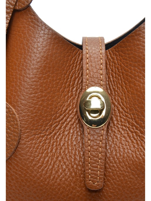 Isabella Rhea Braun Rindsledertasche - Image 3