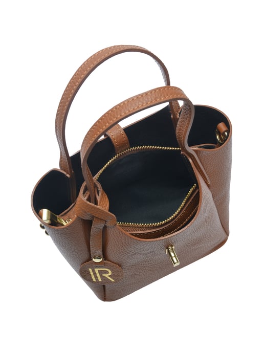 Isabella Rhea Braun Rindsledertasche - Image 4
