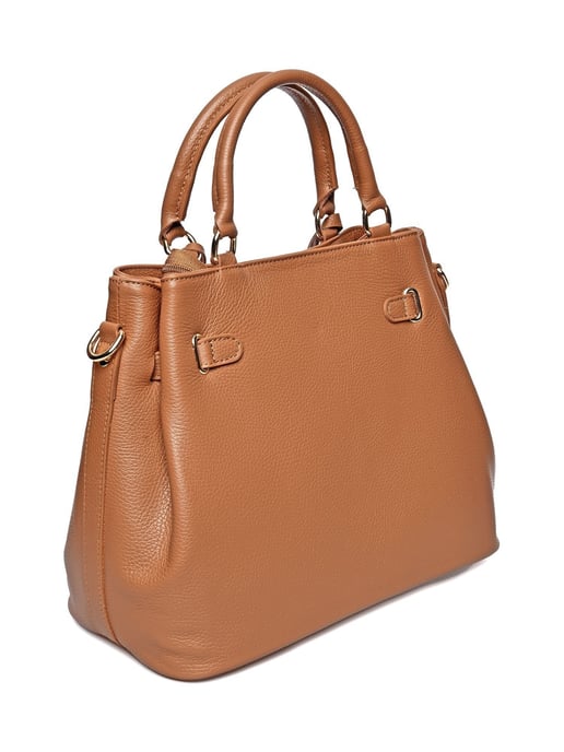Anna Luchini Braun Rindsledertasche - Image 2