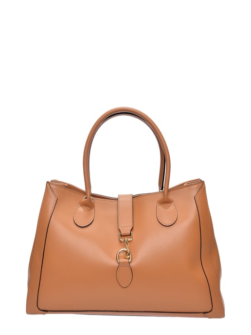 Isabella Rhea Braun Rindsledertasche - Image 1