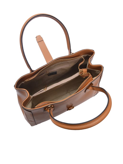 Isabella Rhea Braun Rindsledertasche - Image 4