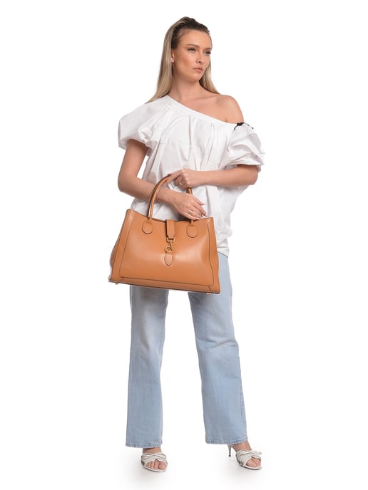 Isabella Rhea Braun Rindsledertasche - Image 5