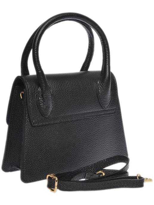 Luisa Vannini Schwarz Rindsledertasche - Image 2
