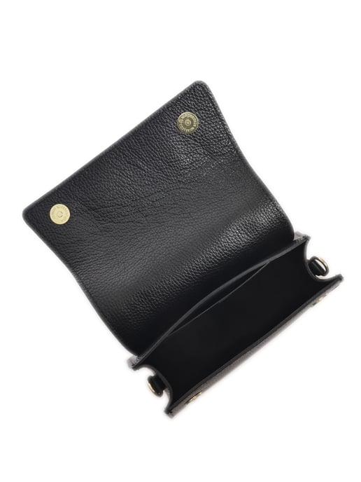 Luisa Vannini Schwarz Rindsledertasche - Image 4