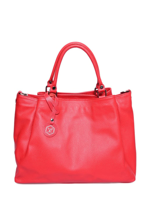 Luisa Vannini Rot Rindsledertasche - Image 1
