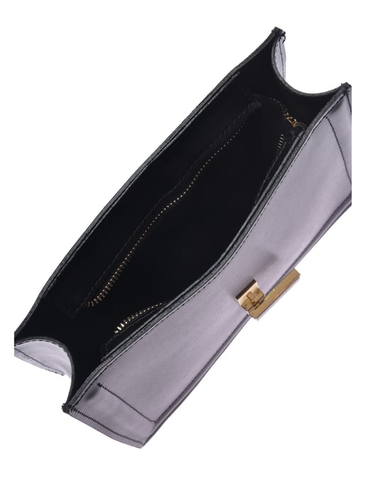 Luisa Vannini Schwarz Rindsledertasche - Image 4