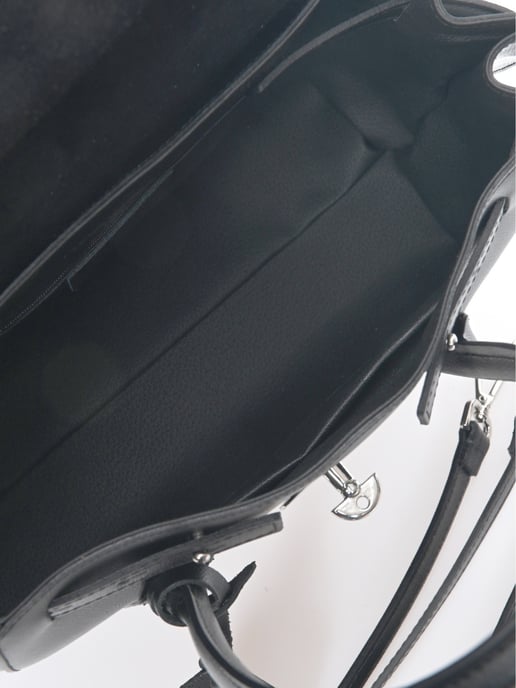 Luisa Vannini Schwarz Rindsledertasche - Image 4