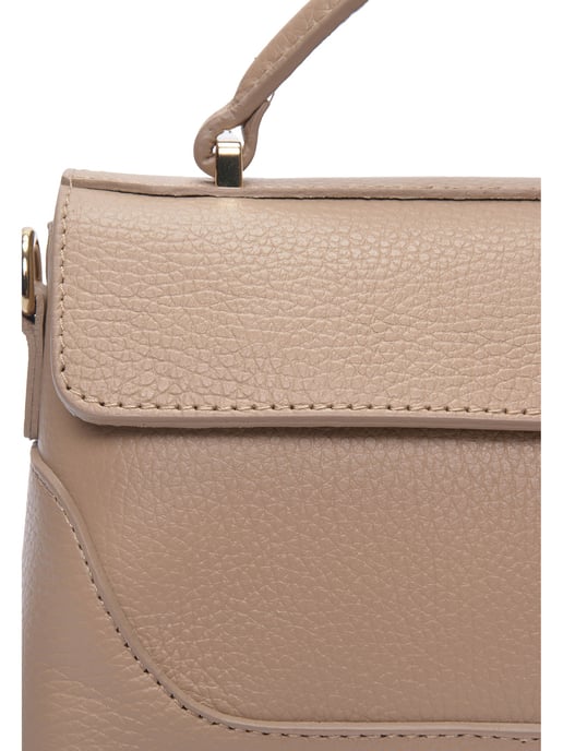 Luisa Vannini Beige Rindsledertasche - Image 3