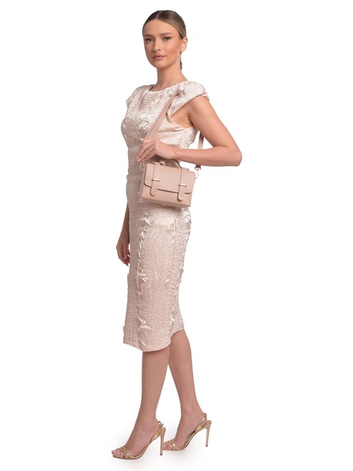 Luisa Vannini Rindsledertasche - Rosé - Image 5