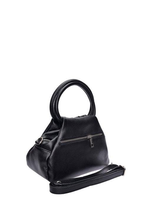 Luisa Vannini Schwarz Rindsledertasche - Image 2