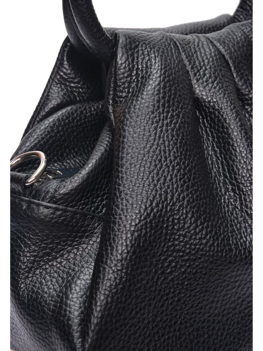 Luisa Vannini Schwarz Rindsledertasche - Image 3