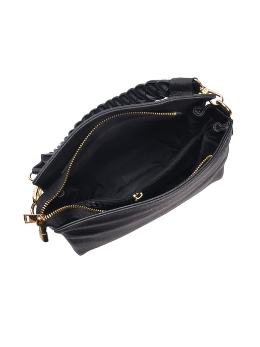 Isabella Rhea Schwarz Rindsledertasche - Image 4