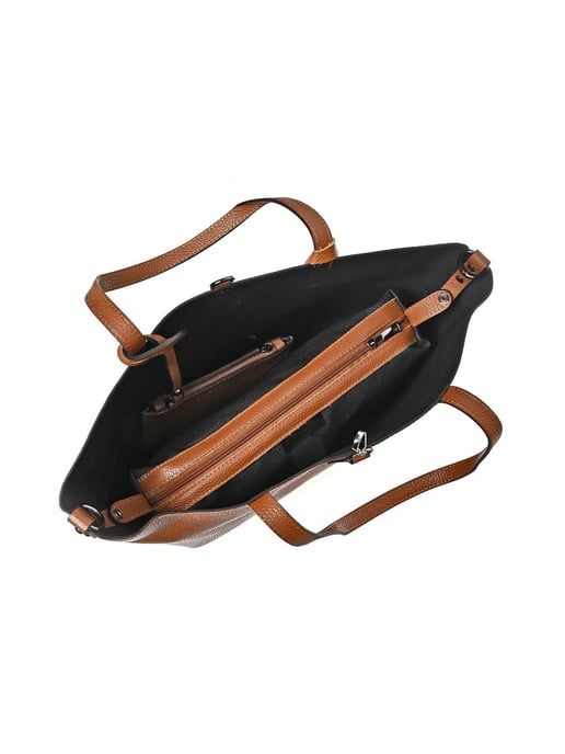Isabella Rhea Braun Rindsledertasche - Image 4