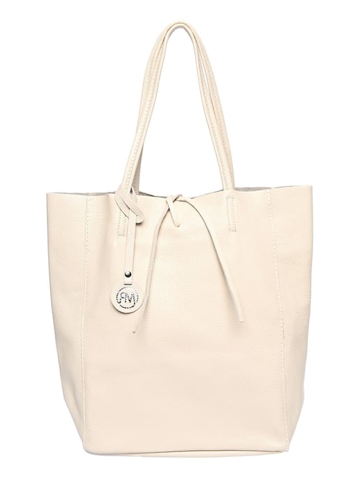 Roberta M Beige Rindsledertasche - Image 1