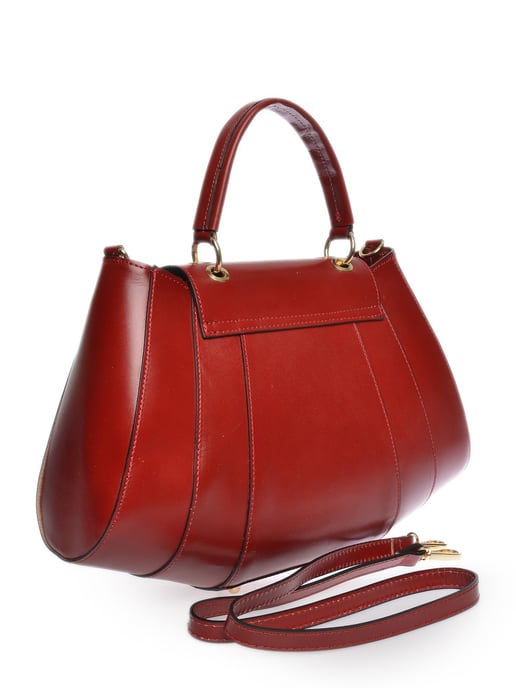 Isabella Rhea Rot Rindsledertasche - Image 2
