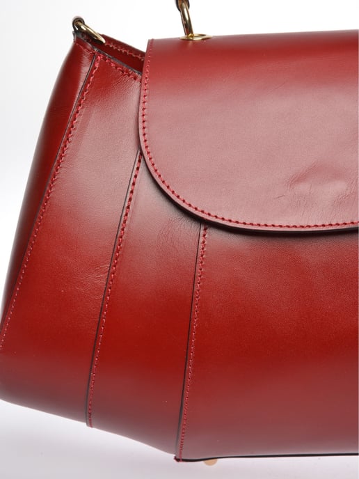 Isabella Rhea Rot Rindsledertasche - Image 3