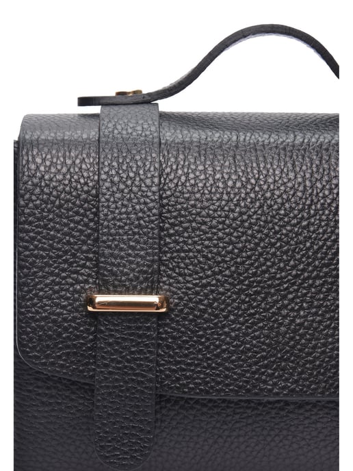 Luisa Vannini Schwarz Rindsledertasche - Image 3