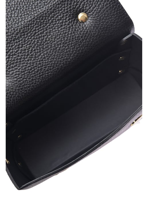 Luisa Vannini Schwarz Rindsledertasche - Image 4