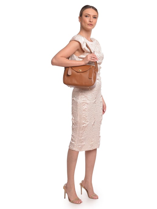 Luisa Vannini Braun Rindsledertasche - Image 5