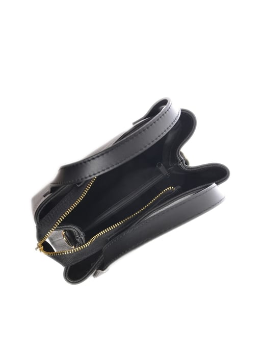Luisa Vannini Schwarz Rindsledertasche - Image 4