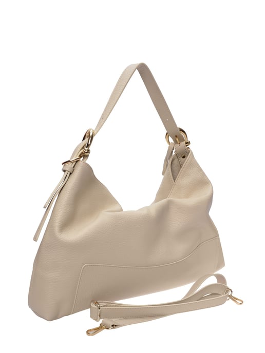 Luisa Vannini Beige Rindsledertasche - Image 2