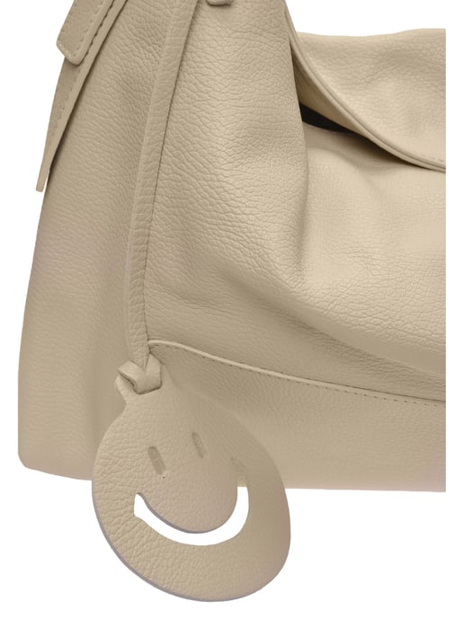 Luisa Vannini Beige Rindsledertasche - Image 3