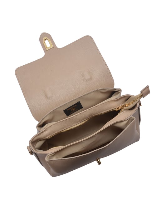 Roberta M Beige Rindsledertasche - Image 4