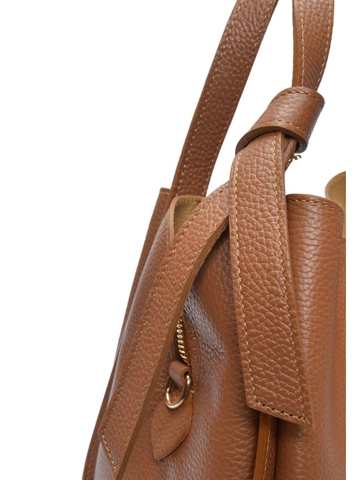 Anna Luchini Braun Rindsledertasche - Image 3