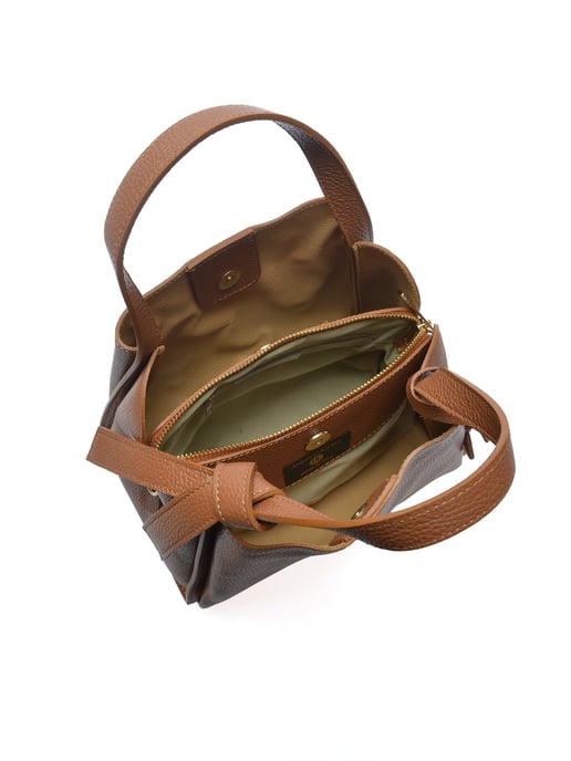 Anna Luchini Braun Rindsledertasche - Image 4