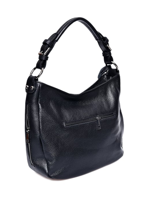 Anna Luchini Schwarz Rindsledertasche - Image 2