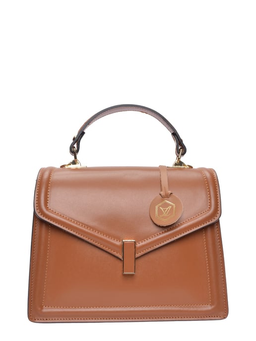 Luisa Vannini Braun Rindsledertasche - Image 1