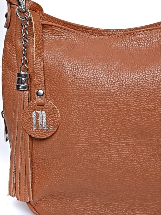 Anna Luchini Braun Rindsledertasche - Image 3