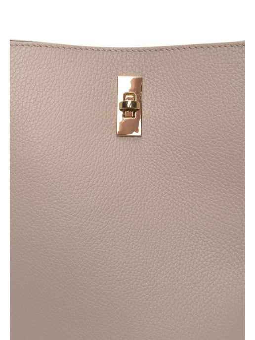 Luisa Vannini Beige Rindsledertasche - Image 3