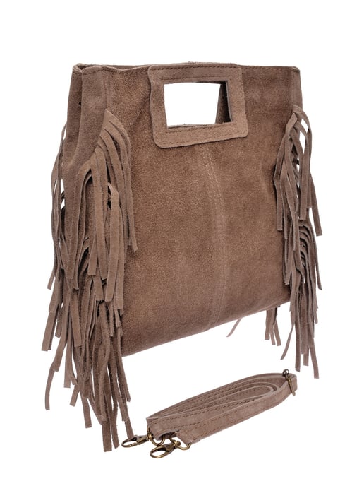 Anna Luchini Beige Rindsledertasche - Image 2