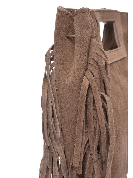 Anna Luchini Beige Rindsledertasche - Image 3