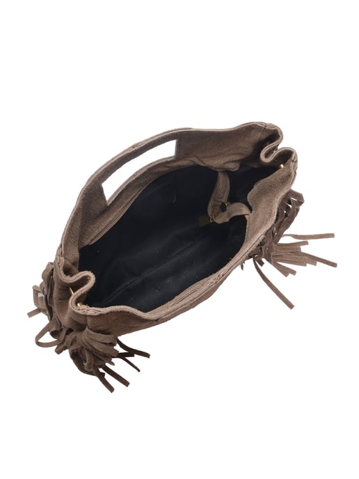 Anna Luchini Beige Rindsledertasche - Image 4