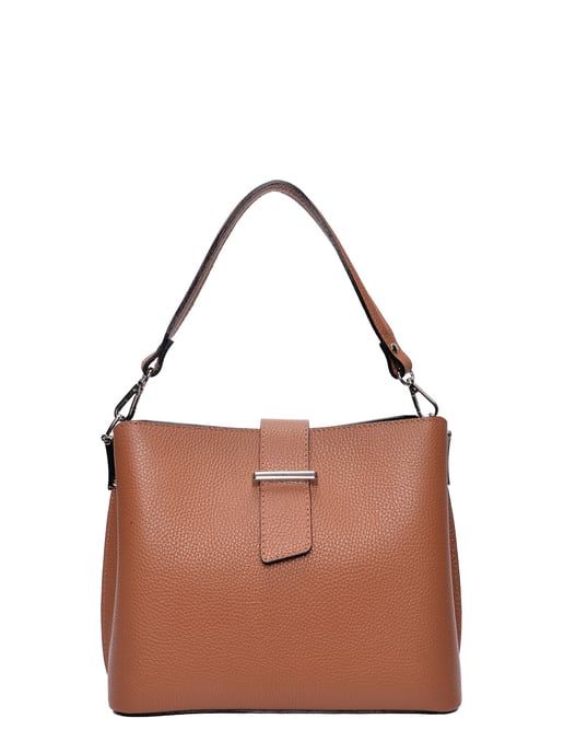 Isabella Rhea Braun Rindsledertasche - Image 1