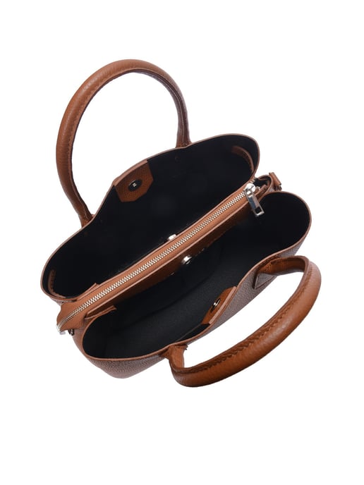 Anna Luchini Braun Rindsledertasche - Image 4