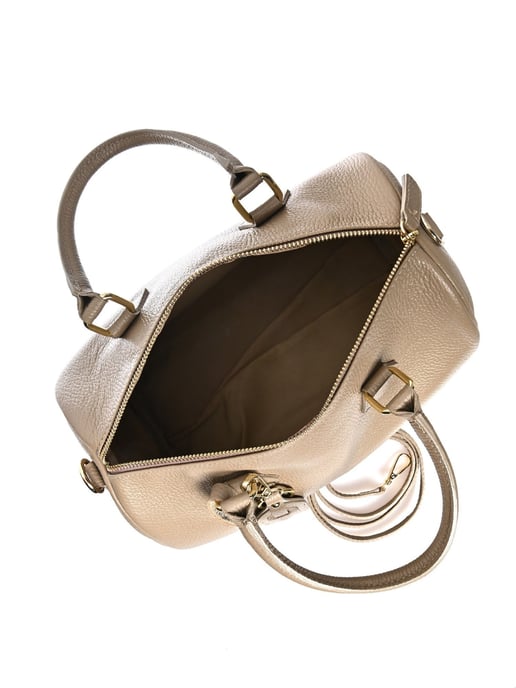 Roberta M Beige Rindsledertasche - Image 4