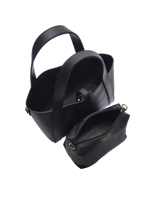 Isabella Rhea Schwarz Rindsledertasche - Image 4