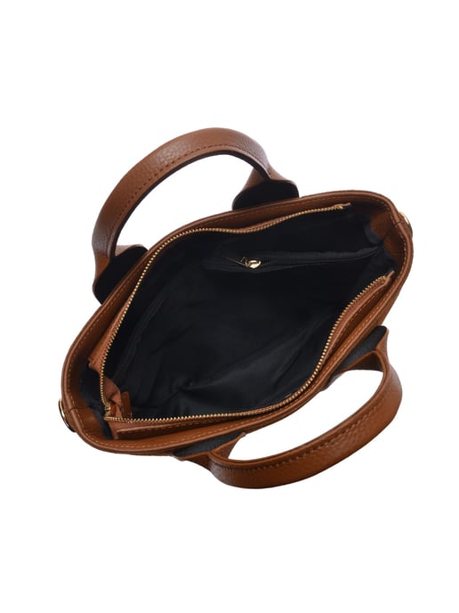 Luisa Vannini Braun Rindsledertasche - Image 4