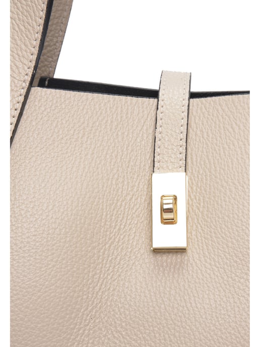Isabella Rhea Beige Rindsledertasche - Image 3