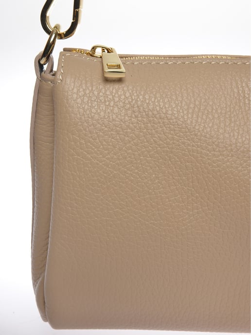 Luisa Vannini Beige Rindsledertasche - Image 3