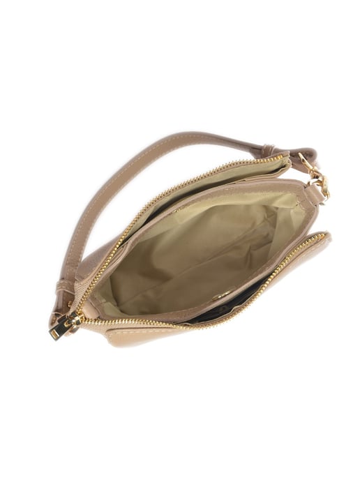 Luisa Vannini Beige Rindsledertasche - Image 4