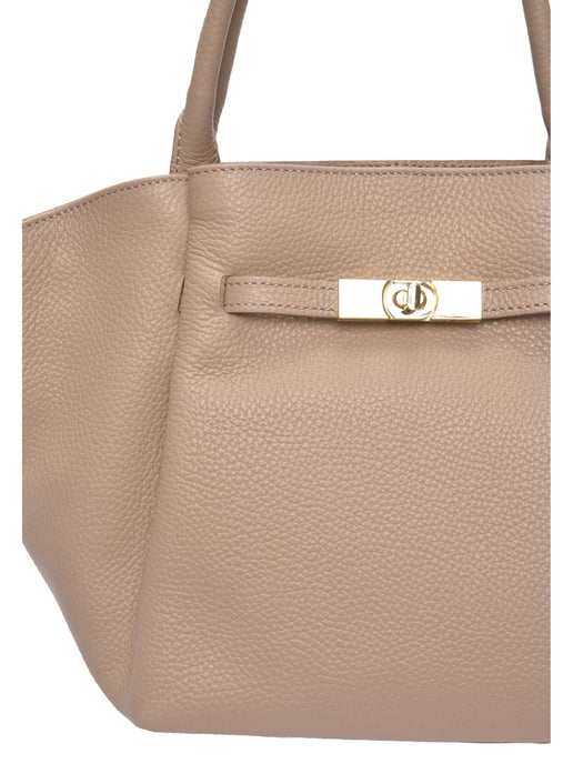 Roberta M Beige Rindsledertasche - Image 3