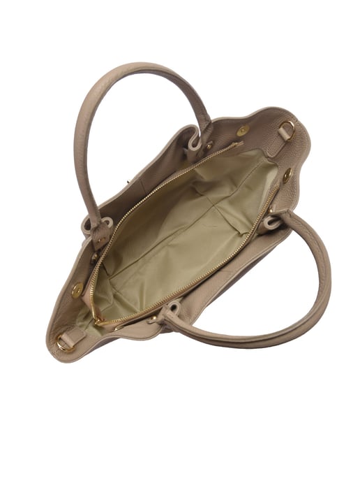 Roberta M Beige Rindsledertasche - Image 4