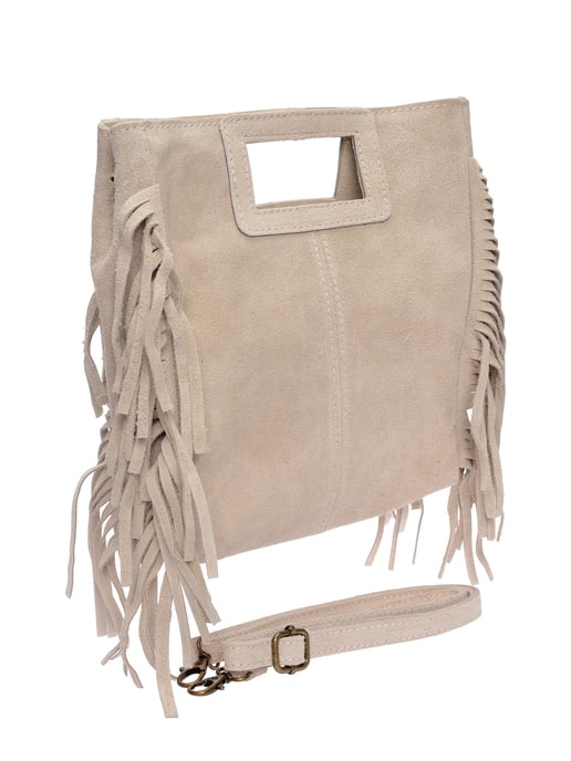 Anna Luchini Beige Rindsledertasche - Image 2