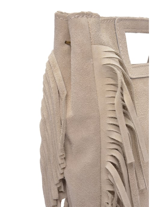 Anna Luchini Beige Rindsledertasche - Image 3