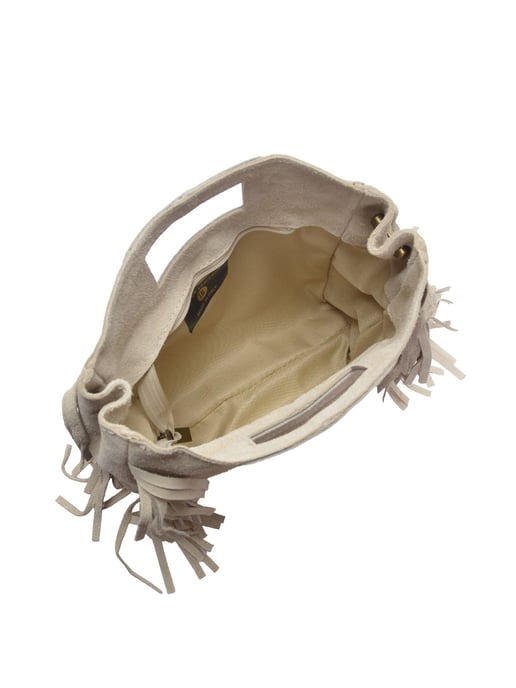 Anna Luchini Beige Rindsledertasche - Image 4